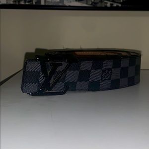 Louis Vuitton Belt Initials Graphite Black/Grey